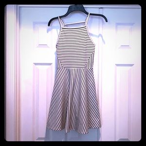 Black and white Striped dress